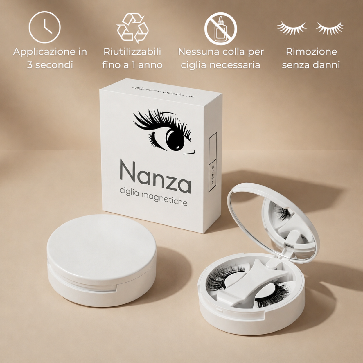 Ciglia magnetiche